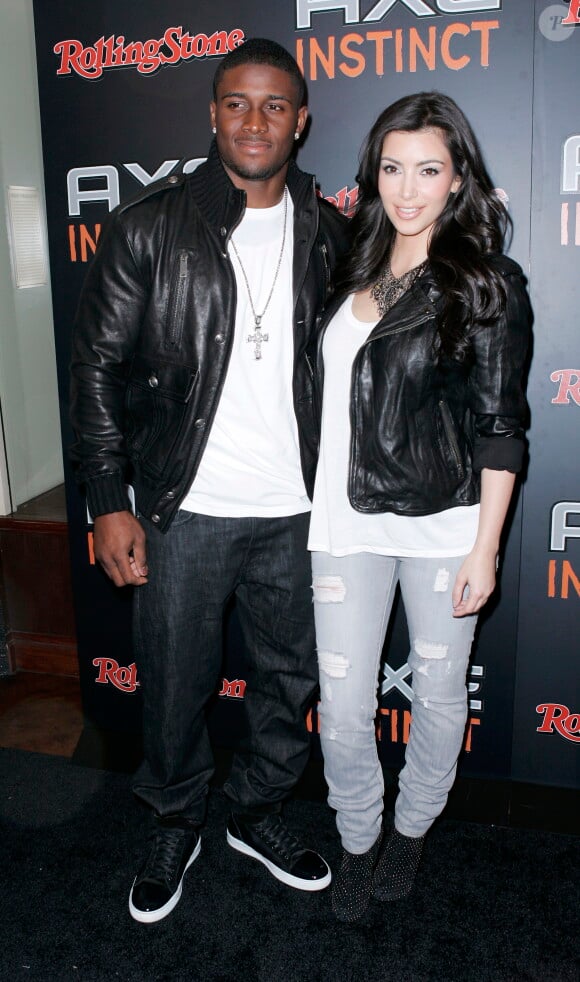 Kim Kardashian et Reggie Bush au Hard Rock Café à Miami, le 24 juin 2009. 