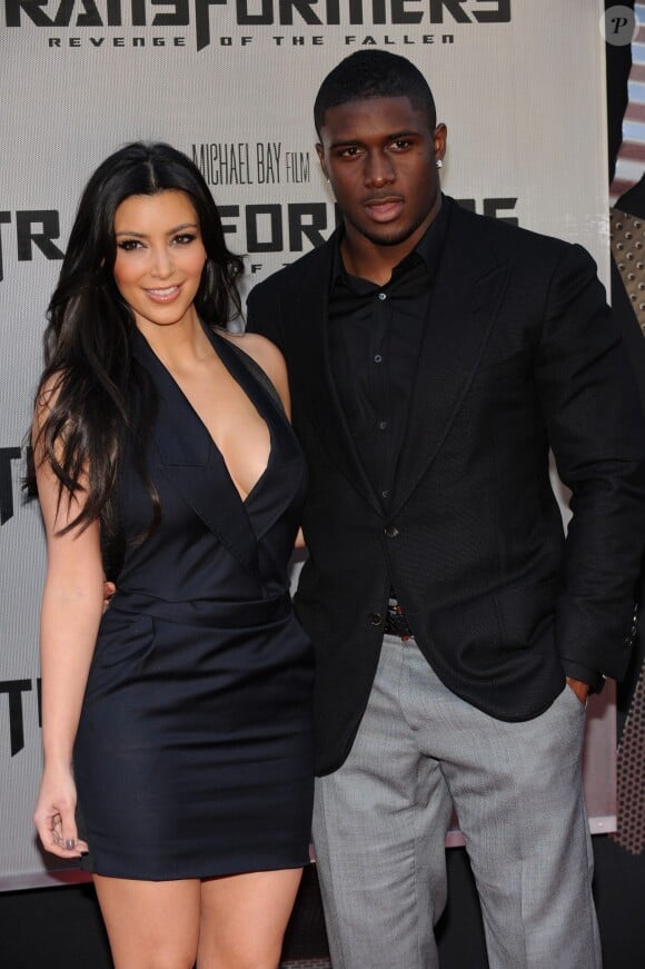 Reggie Bush et Kim Kardashian à Los Angeles, le 22 juin 2009.