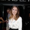 Julie Gayet lors de la soirée anniversaire des 10 ans du restaurant "Dans Le Noir" à Paris, le 14 juillet 2014.