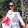 Alex Gerrard, la sublime épouse de Steven Gerrard, à Ibiza, le 13 juillet 2014