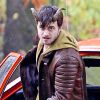 Daniel Radcliffe sur le tournage du film Horns à Surrey, Canada, le 29 octobre 2012.
 