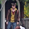 Exclusif - Daniel Radcliffe sur le tournage de 'Horns' à Vancouver au Canada le 1er Novembre 2012.