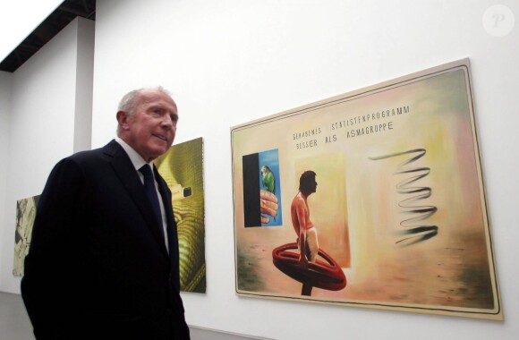François Pinault - Vernissage de l'exposition "ArtLovers - Histoires d'art dans la collection Pinault" au Grimaldi Forum le 15 juillet 2014.