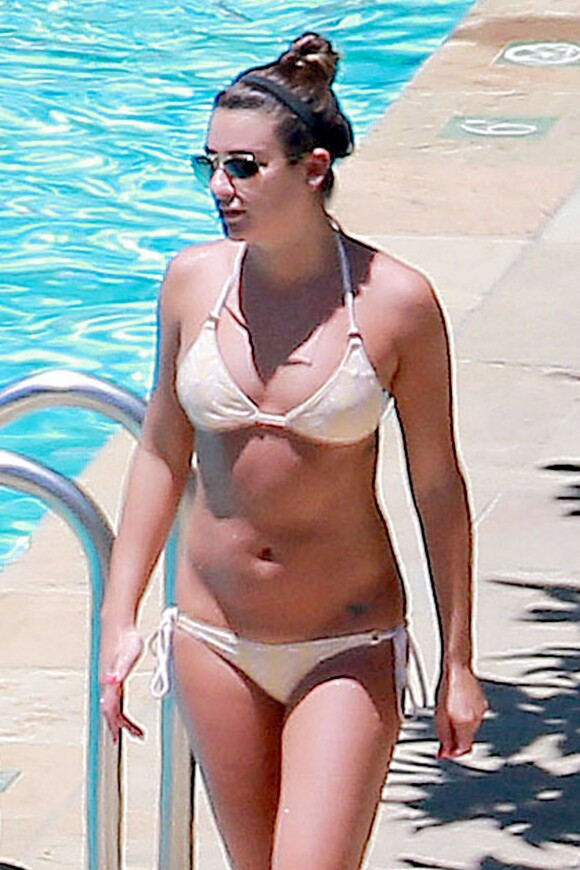 Lea Michele en bikini à Santa Barbara, le 16 juillet 2014.