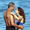 Exclusif - Jeff Goldblum et sa fiancée Emilie Livingston en vacances à Hawaii, le 16 juillet 2014.