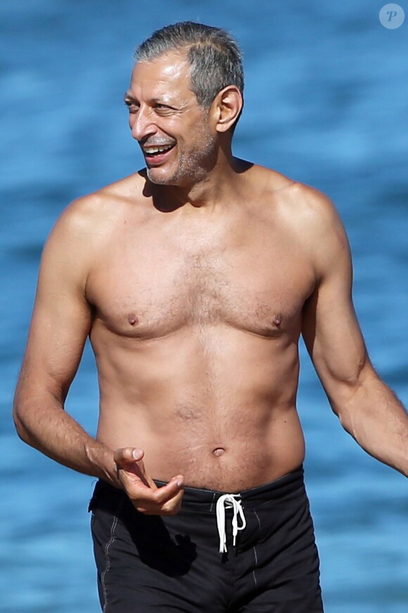 Exclusif - Jeff Goldblum en vacances à Hawaii, le 16 juillet 2014.