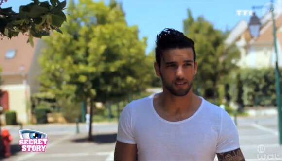 Aymeric, candidat de Secret Story 8, dans son portrait (Secret Story 8, le vendredi 18 juillet 2014.)