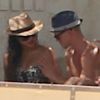 Exclusif - Naya Rivera en vacances à Cabo San Lucas, le 22 juillet 2014, en compagnie de son mari Ryan Dorsey et de leurs familles.