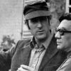 Henri Graziani (à droite) en compagnie de son directeur de la photographie Néstor Almendros sur le tournage de Poil de carotte (1972). (Crédit : Internet Encyclopedia of Cinematographers)