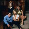 Alyson Hannigan, Charisma Carpenter, Nicholas Brendon, Sarah Michelle Gellar dans Buffy contre les vampires.