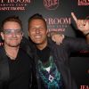 Exclusif - Bono et Jean-Roch au VIP Room à Saint-Tropez, le 23 juillet 2014.