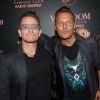 Exclusif - Bono et Jean-Roch au VIP Room à Saint-Tropez, le 23 juillet 2014.