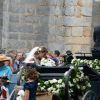 Mariage d'Isabelle Strom, petite-fille de Robert Zellinger de Balkany, et de Clemente Zavaleta Jr, le 26 juillet 2014 au château de Sainte-Mesme (Yvelines).