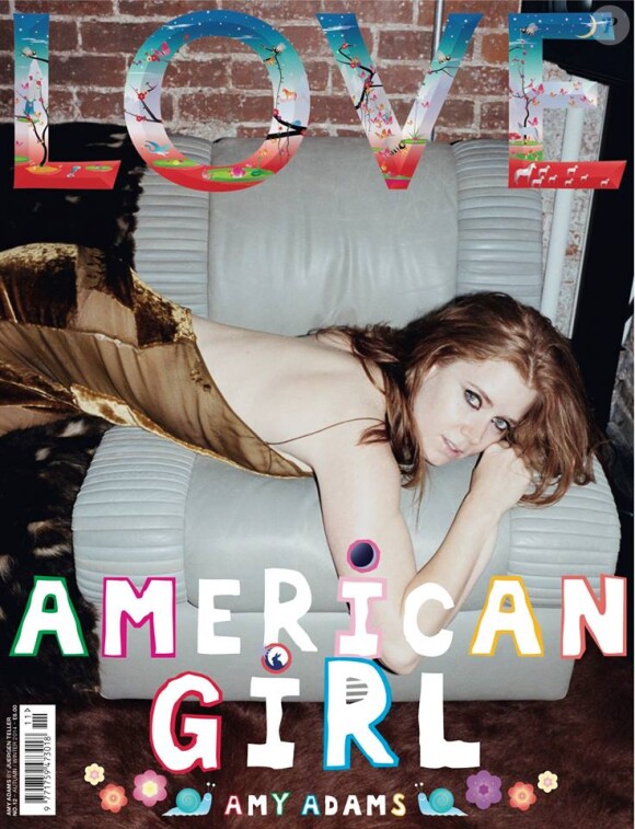 Amy Adams en couverture du numéro LOVE 12 du magazine LOVE. Juillet 2014. Photo par Juergen Teller.