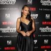 Zoe Saldana à la première de Guardians Of The Galaxy à New York le 29 juillet 2014.