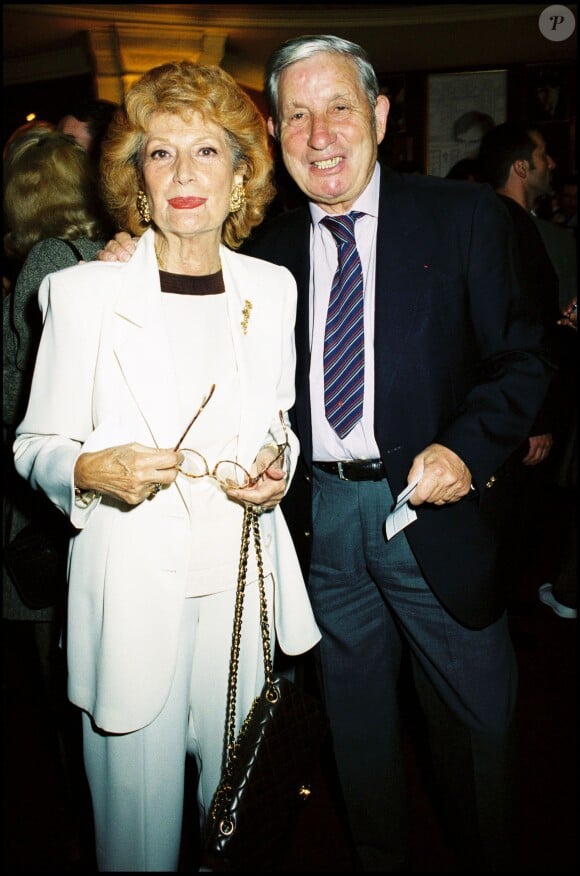 Rosy Varte et son mari Pierre Badel lors de la générale de la pièce Mon père avait raison en 1999 à Paris