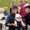 Zara Phillips avec sa fille Mia le 5 juillet 2014 lors du Barbury International Horse Trials