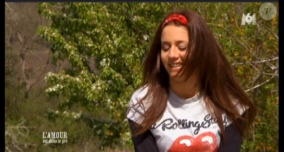 Audrey dans L'amour est dans le pré 2014, épisode 9, le lundi 4 aout 2014, sur M6
