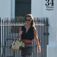 Exclusif - Pippa Middleton se promène dans les rues de Londres le 23 juillet 2014