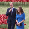 Le prince William et la duchesse de Cambridge Kate Middleton à Londres. Le 5 août 2014.
