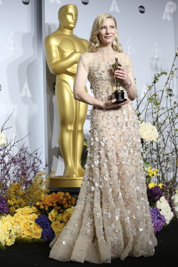 Cate Blanchett aux Oscars à Hollywood, le 2 mars 2014.