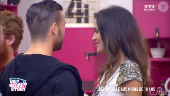 Leïla dans la quotidienne de Secret Story 8, sur TF1, le vendredi 8 aout 2014