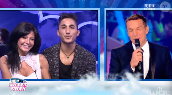 Nathalie et Vivian dans la quotidienne de Secret Story 8, sur TF1, le vendredi 8 aout 2014