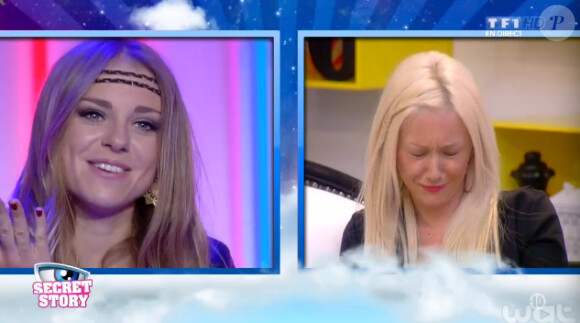 Julie retrouve son mari dans la quotidienne de Secret Story 8, sur TF1, le vendredi 8 aout 2014