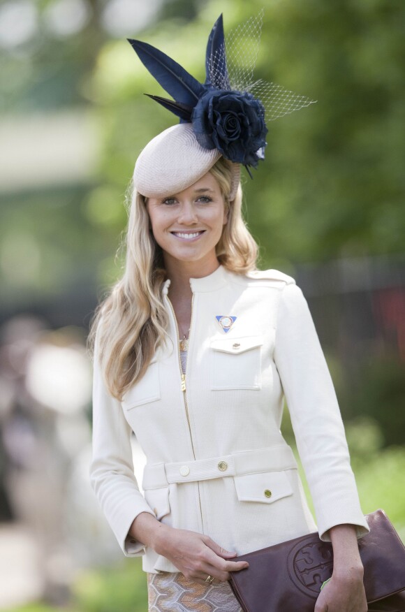 Florence Brudenell-Bruce, ex du prince Harry, à Ascot le 20 juin 2012