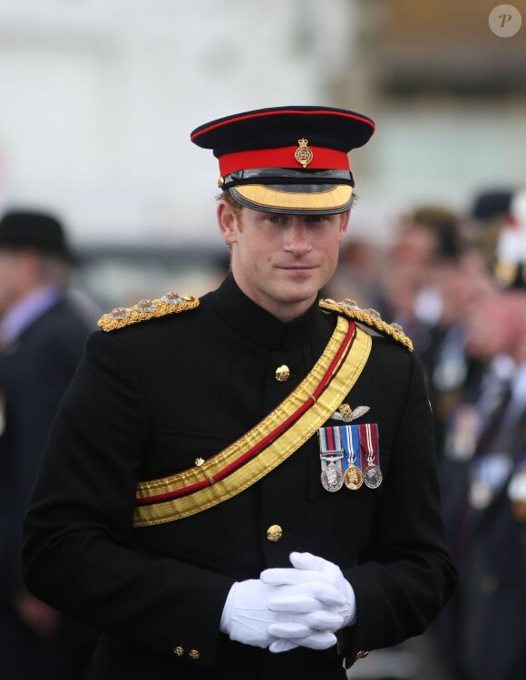 Le prince Harry à la cérémonie de la commémoration du centenaire de la Première Guerre mondiale à Folkestone, le 4 août 2014.