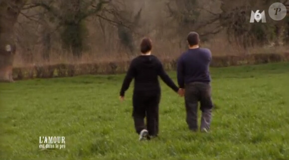 Christophe et Christelle - "L'amour est dans le pré 2014" sur M6. Episode du 11 août 2014.