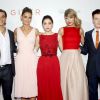 Brenton Thwaites, Katie Holmes, Odeya Rush, Taylor Swift, Cameron Monaghan - Avant-première du film "The Giver" à New York, le 11 août 2014.