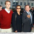  Robin Williams avec Marsha et son fils Zachary en 2002 