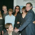  Robin Williams, Marsha, et leurs enfants Cody et Zelda, avec David Duchovny &agrave; New York le 7 mai 2004 