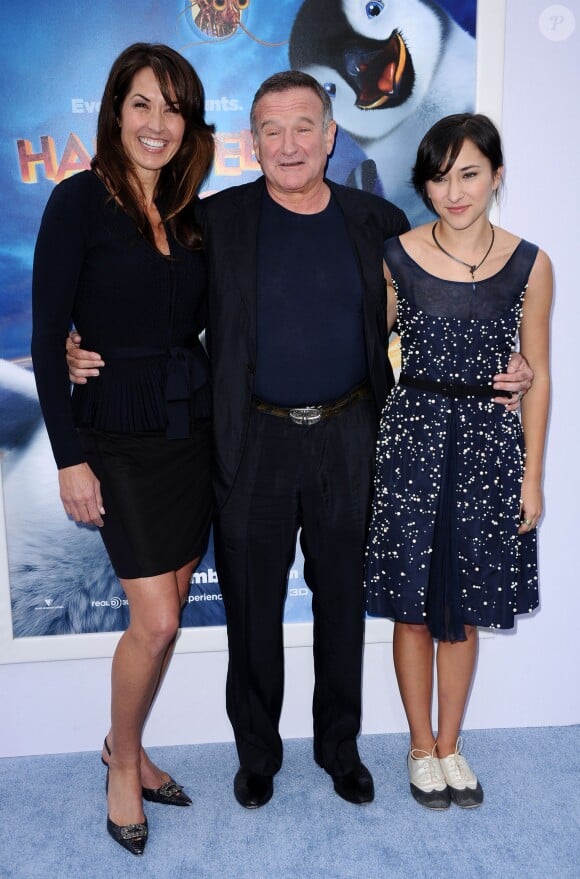 Robin Williams et sa fille Zelda Williams à Los Angeles le 13 novembre 2011