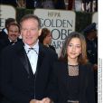  Robin Williams et sa fille Zelda lors des Golden Globes 2003 