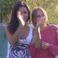 Leïla et Sara dans la quotidienne de Secret Story 8, sur TF1, le mardi 12 août 2014