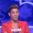 Sacha dans la quotidienne de Secret Story 8, sur TF1, le mardi 12 août 2014