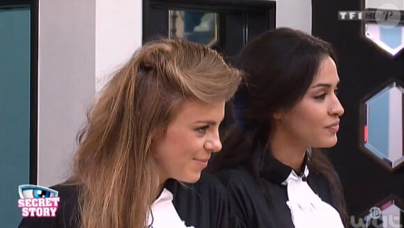 Sara et Leïla dans la quotidienne de Secret Story 8 le mardi 12 août 2014, sur TF1