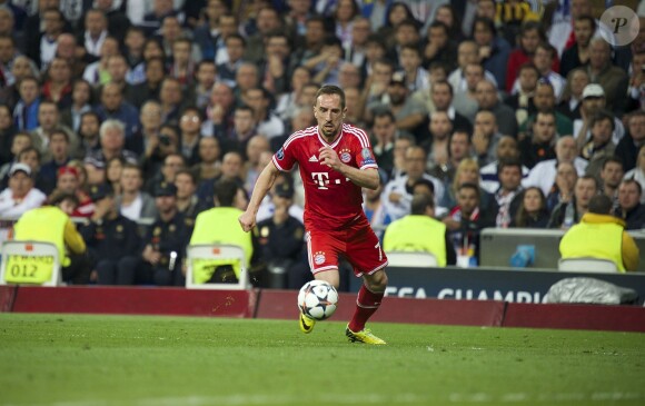 Franck Ribéry lors de Real Madrid - Bayern Munich à Madrid, le 23 avril 2014.