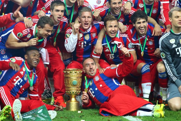 Le FC Bayern Munich remporte la DFB Cup face au Borussia Dortmund. Berlin, le 17 mai 2014.