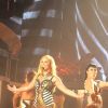 Amélie Neten assiste au concert de Britney Spears, le samedi 16 août 2014 à Las Vegas.