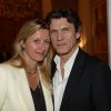 Exclusif - Marc Lavoine et son femme Sarah à Paris le 12 juin 2014, au restaurant Apicius