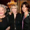 La Baronne Philippine de Rothschild accompagnée d'Eve Ruggieri et Christine Orban, en mars 2007 à Paris.