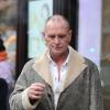 Paul Gascoigne à Londres, le 25 mas 2013 après un déjeuner avec son ex-femme Sheryl