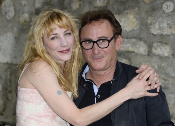 Julie Depardieu et Jean-Jacques Zilbermann (Photocall du film "A la vie") - Festival du film francophone d'Angoulême, le 25 août 2014.