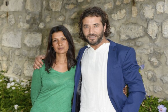 Raja Amari et Bahram Aloui (Photocall du film "Printemps Tunisien") - Festival du film francophone d'Angoulême, le 25 août 2014.