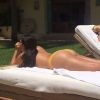 Kim Kardashian en vacances à Punta Mita, au Mexique. Juillet 2014.