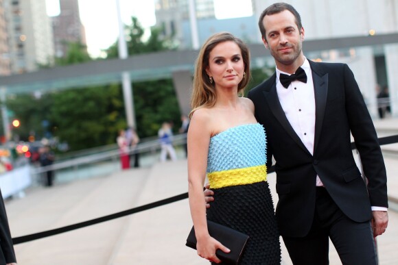 Natalie Portman et son mari Benjamin Millepied à New York le 19 septembre 2013.