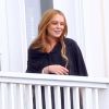 Lindsay Lohan fume une cigarette, le 14 juin 2013 à Malibu.